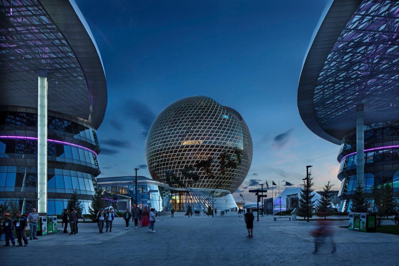 Ferienwohnung Кабанбай Батыра 58Б/7 Astana Exterior foto