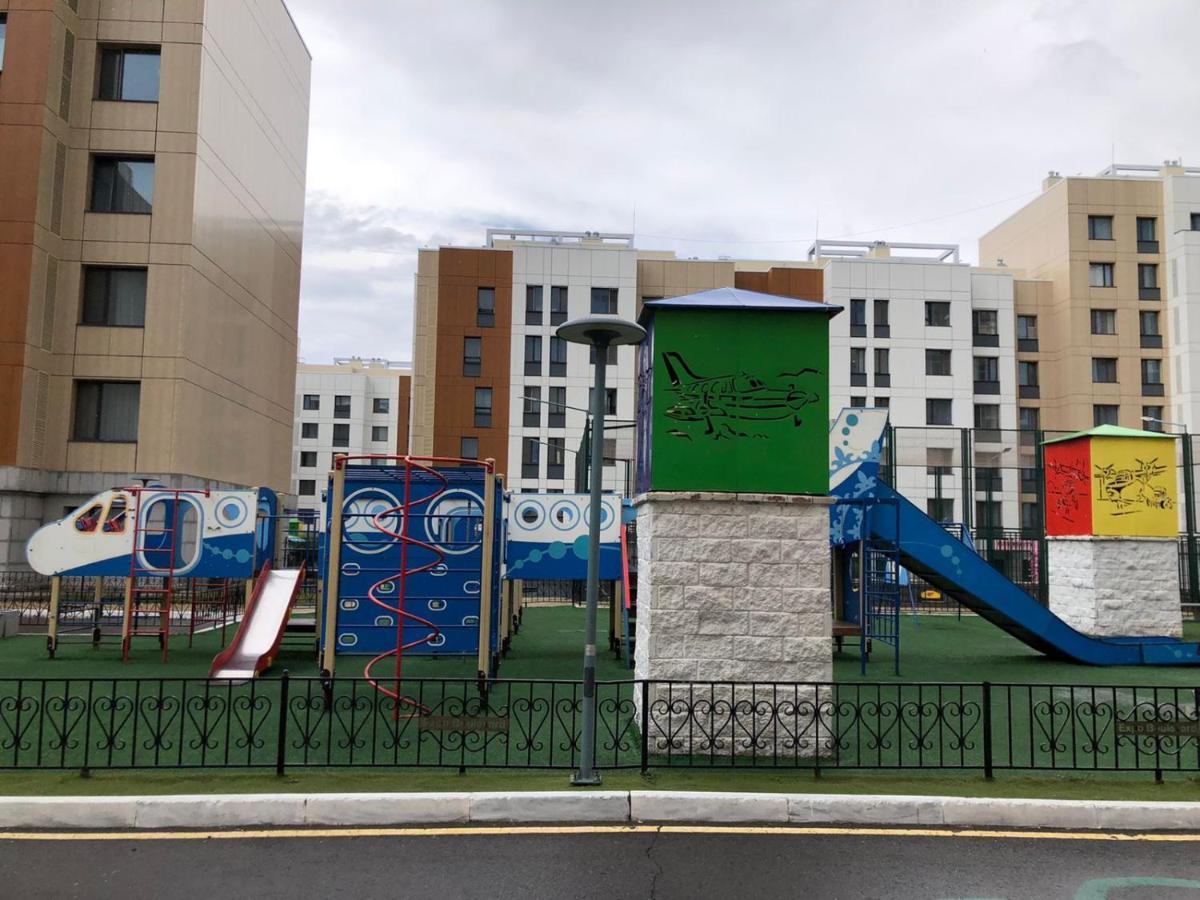 Ferienwohnung Кабанбай Батыра 58Б/7 Astana Exterior foto